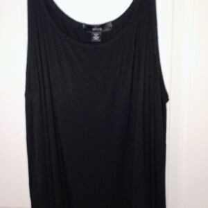 Black Sleeveless Women's Top - ASOS PTP 28"